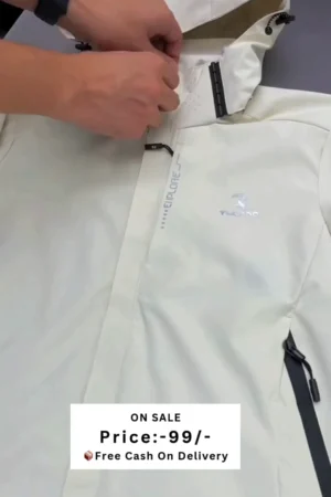 Men Hooded Tailored Jacket