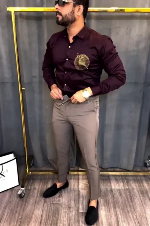 Men’s Luxury Printed Statement Shirt